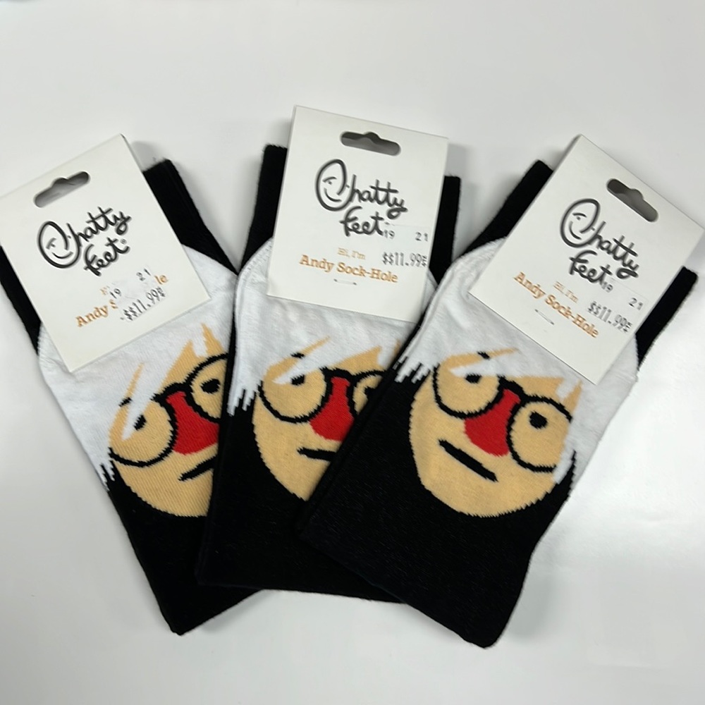 Chatty Feet Andy Sock-Hole socks